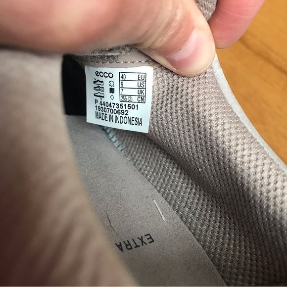 Ecco Soft 7 II Womens Slip-on sneakers taupe beige shoes womens size 9 US Eu 40 - Picture 12 of 14